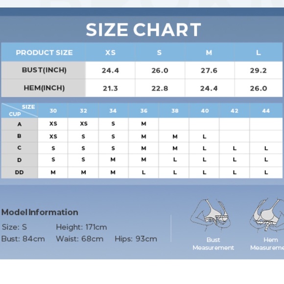 NWT BROKIG 4-Able Lift Contour Sports Bra - grey - Picture 5 of 5